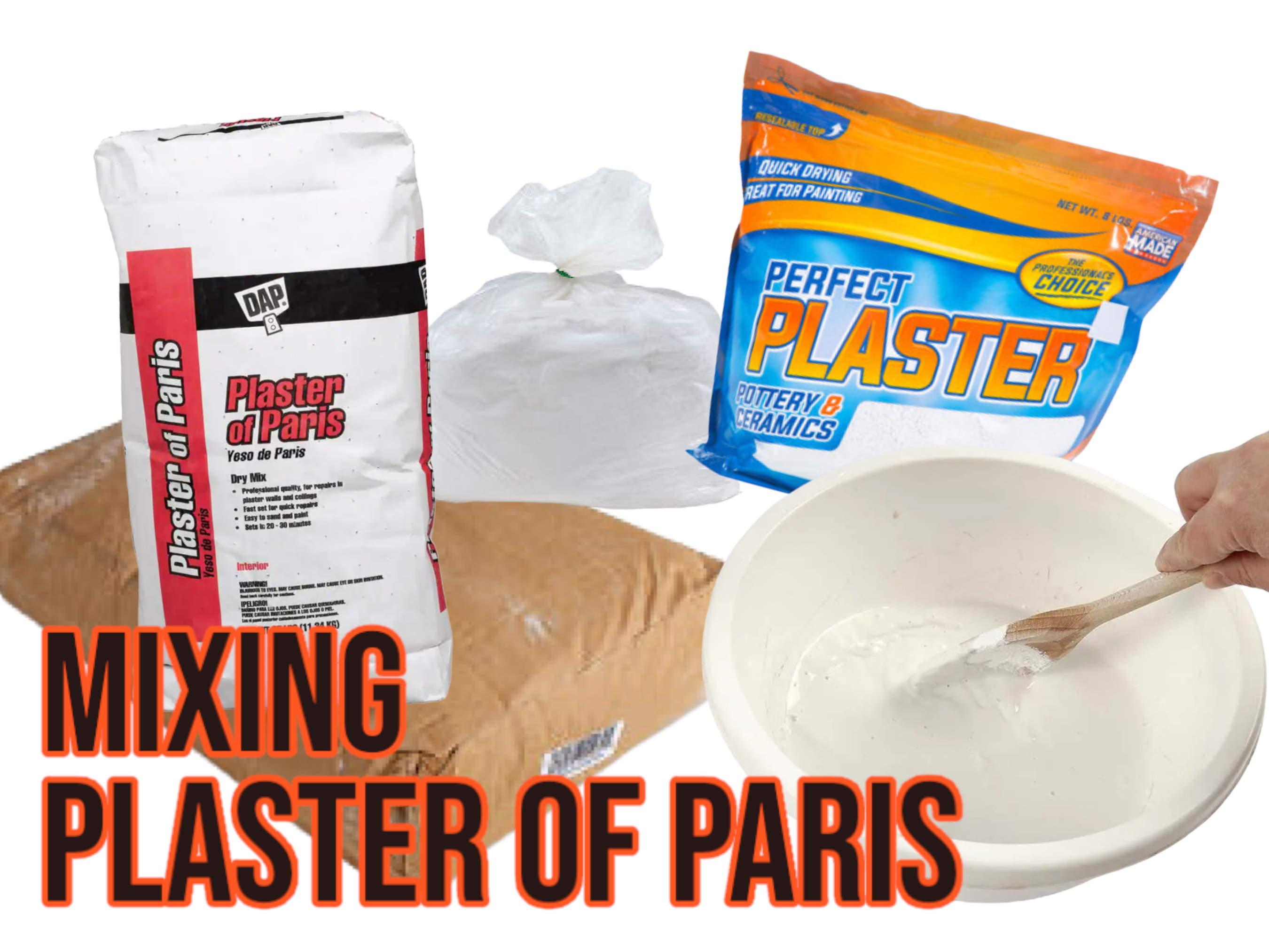 Mixing Plaster of Paris, Craft Recipes & How-To's