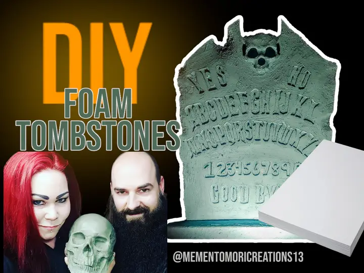 Home Haunt Foam Tombstones | Easy DIY