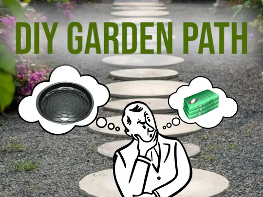 DIY Stepping Stone Garden Path
