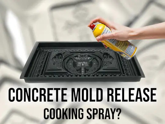 Cooking Spray As A Concrete Release Agent