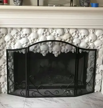 Skull Fireplace Mold Set